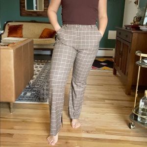 & Other Stories Plaid Wool Pants